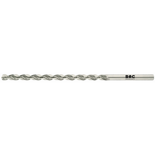 Bohrcraft Spiralbohrer extra lang DIN 1869-E Typ U-TL //  3,5 x 210/145  BC-Tasche