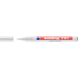 edding 751 Lackmarker weiß 4-751049