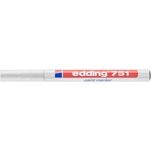 edding 751 Lackmarker weiß 4-751049
