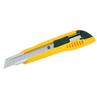 TAJIMA LC500YB CUTTER 18 mm 3 ENDURA Klingen AUTO LOCK; gelb