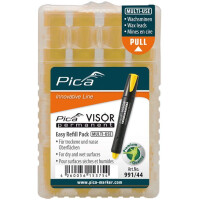 Pica 991/44 VISOR permanent, Easy Refill Pack, gelb