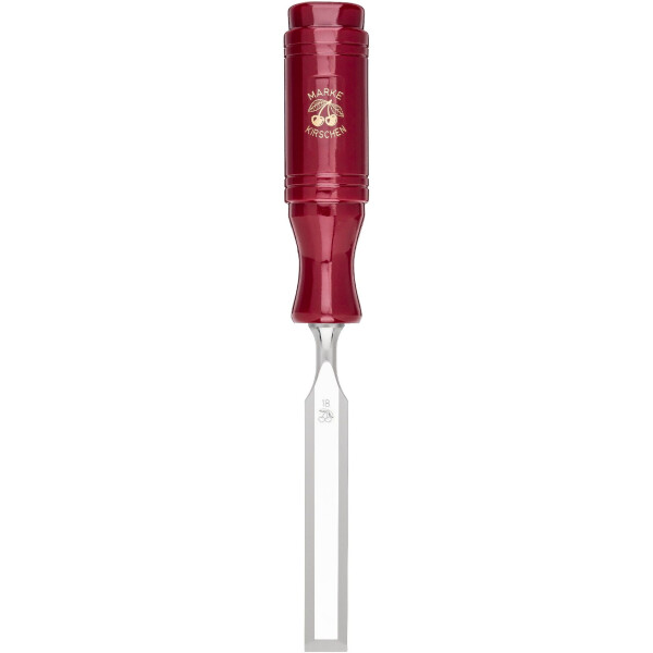 Kirschen 1003018 Stechbeitel mit Kunststoffheft, 18 mm Retrodesign
