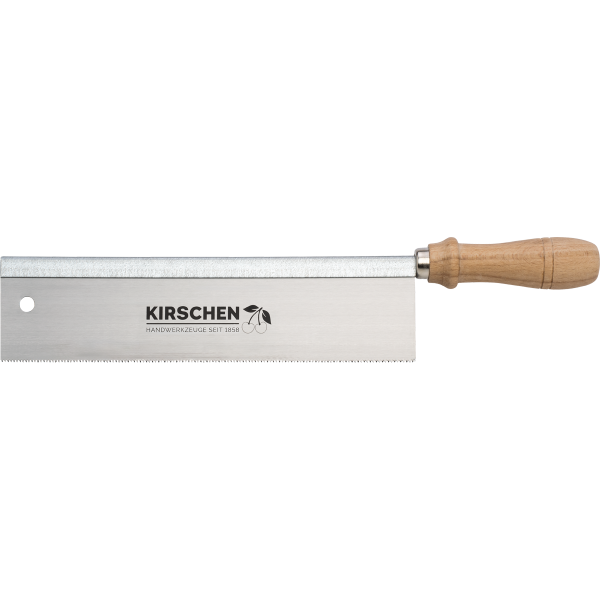 Kirschen 4140250 Feinsäge, 250 mm Gerade Ausführung, Stahlrücken