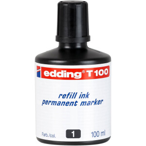 edding T 100 Nachfülltinte Permanentmarker schwarz...