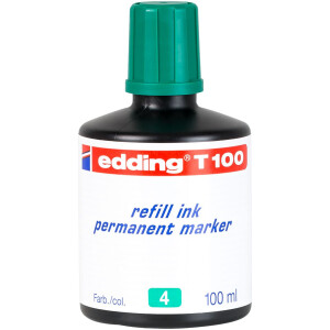 edding T 100 Nachfülltinte Permanentmarker grün...