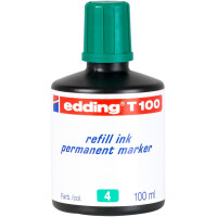 edding T 100 Nachfülltinte Permanentmarker grün 4-T100004