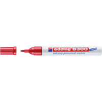 edding 8300 Industrie Permanentmarker rot 4-8300002