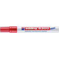 edding 8300 Industrie Permanentmarker rot 4-8300002