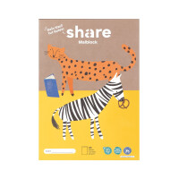 share Malblock A4 100 Blatt 4-0012