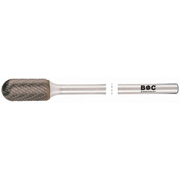 Bohrcraft HM Frässtift lang Form C Walz. TiAlN // 6,0 x100 mm