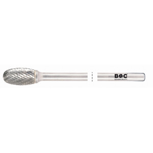 Bohrcraft HM Frässtift lang Form E Tropfen // 12,0...