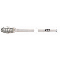 Bohrcraft HM Frässtift lang Form E Tropfen // 12,0 x175 mm