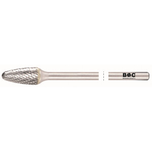 Bohrcraft HM Frässtift lang Form F Rundb. // 6,0...