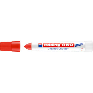 edding 950 Industrie Pastenmarker rot 4-950002