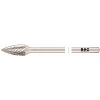 Bohrcraft HM Frässtift lang Form G Spitzbogen // 12,0 x175 mm