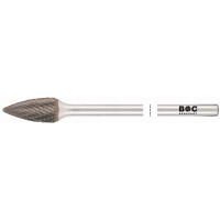 Bohrcraft HM Frässtift lang Form G Spitzb. TiAlN// 10,0 x170 mm
