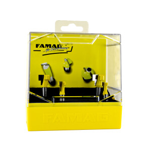 FAMAG 3154.904 4-teiliges T-Nutfräser Set für...