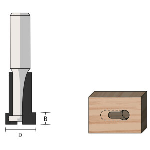 FAMAG 3154.904 4-teiliges T-Nutfräser Set für...