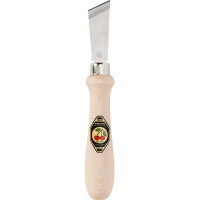 Kirschen 3357000 Kerbschnitzmesser mit Weißbuchenheft mit breiter, schräger Schneide