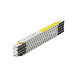 Sola Holz-Meterstab 2 m HF 2/10 weiß/gelb, EG-Klasse 3
