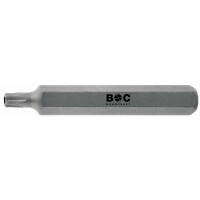 Bohrcraft Schrauber-Bits Torx 10 mm m. Loch // TR 20 x 75 mm lose / WVP