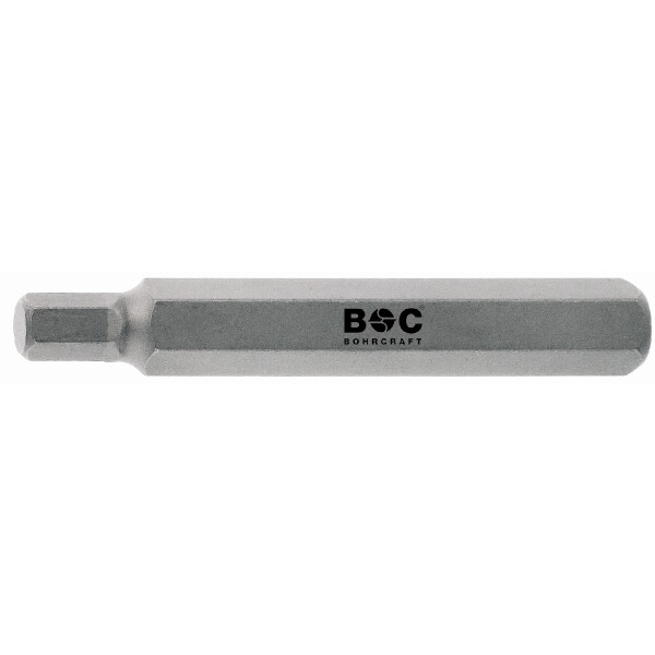 Bohrcraft Schrauber-Bits Inbus 10 mm // SW  5,0 x 75 mm lose / WVP