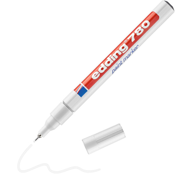 edding 780 Lackmarker weiß 4-780049