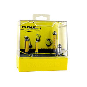 FAMAG 3101.904 4-teiliges Bündigfräser Set