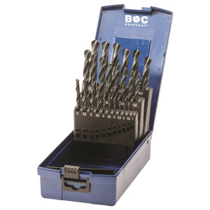 Bohrcraft Spiralbohrer kurz KG13 OX HSS-G schwarz //...