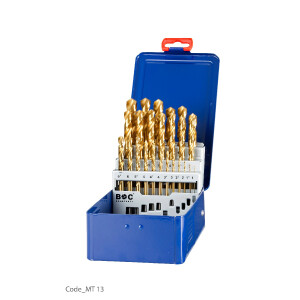 Bohrcraft Spiralbohrer kurz MT13 BC HSS-TiN DIN 338 //...
