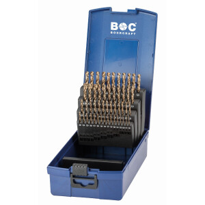 Bohrcraft Spiralbohrer kurz KE591 HSS-E ABS-Box...