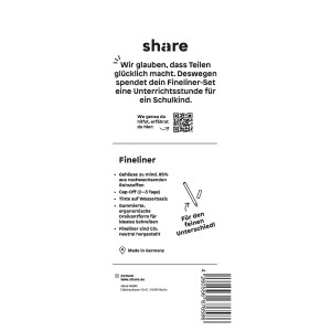 share Fineliner 6er-Blister 4-0006-6