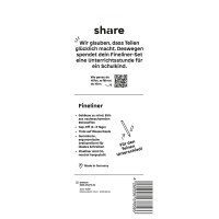 share Fineliner 6er-Blister 4-0006-6