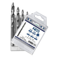 Bohrcraft Spiralbohrer kurz MG5 TURBO STEP NEO HSS-G DIN 338 // 5-tlg.