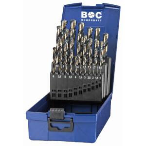 Bohrcraft Spiralbohrer kurz KG13-TCR BC HSS-G DIN 338...