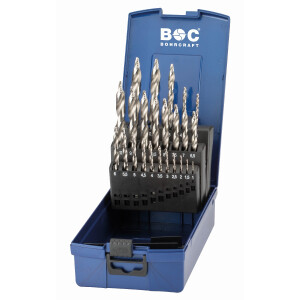 Bohrcraft Spiralbohrer kurz KG24 TURBO STEP HSS-G DIN 338...