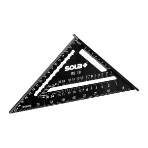 Sola Sparrenwinkel RS 18 schwarz besch., mit...