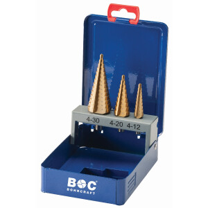 Bohrcraft Stufenbohrer gerade Nut STB3TiN HSS Stufenb. //...