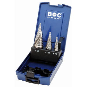 Bohrcraft Stufenbohrer Spiralnut STB3-KS...