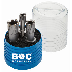 Bohrcraft Sortimente KB3 HM Kernb.14-18-22 mm + Pin, 4-tlg.