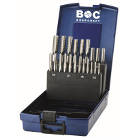 Bohrcraft Sortimente G12-K HSS DIN 352 in ABS// M3-M12 / 21-tlg.
