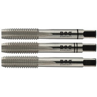 Bohrcraft Handgewindebohrer HGB ähnl.DIN 352 HSS-G BSW//W 1" x 8/ 3-tlg.Unibox