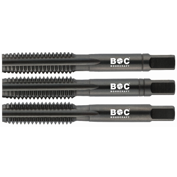 Bohrcraft Handgewindebohrer DIN 352 HSS-E VAP // M20 /3-tlg. BC-Unibox P-PLUS