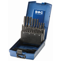Bohrcraft Sortimente GE12-K HGB DIN 352 HSS-E M3-M12 VAP in ABS/21-tlg.