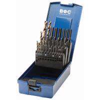 Bohrcraft Sortimente GKE12-K DIN352 HSS-E M3-M12 + DIN338 in ABS/28-tlg