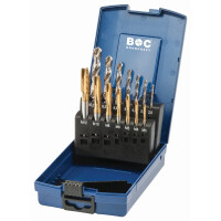 Bohrcraft Sortimente MGB14G-K TiN MGB+338G  ABS// M3-M12 Form B/14-tlg.
