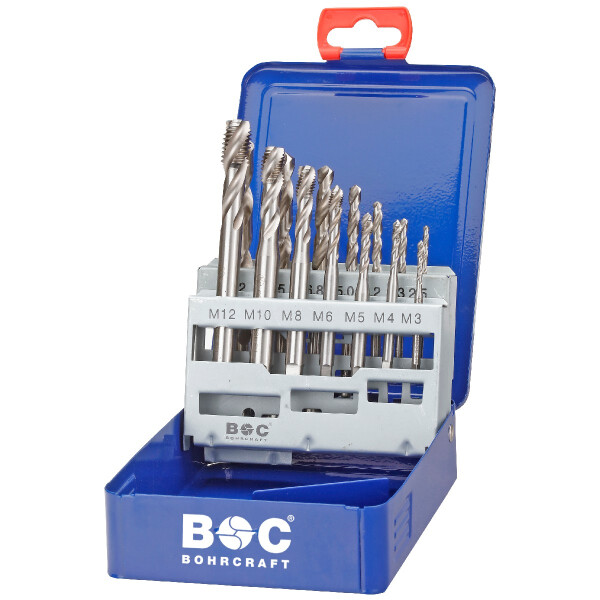 Bohrcraft Sortimente MBA14-S HSSG MGB+338G // M3-M12 RSP35°/ 14-tlg.