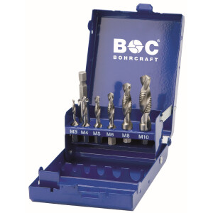 Bohrcraft Sortimente MB7 7-tlg. M3-M10 + Magnethalter in...