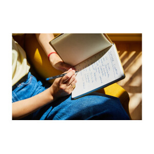 share Notizbuch A5 punktkariert rot 4-0014002
