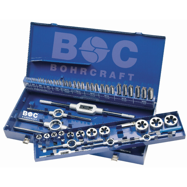 Bohrcraft Sortimente GW20 Gewindesort. // M 3 - M 20 / 54-tlg.